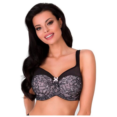 фото Бюстгальтер alles scarlet m, размер 90f, черный