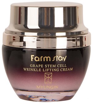 Farmstay Grape Stem Cell Wrinkle Lifting Cream Лифтинг крем для лица против морщин, 50 мл