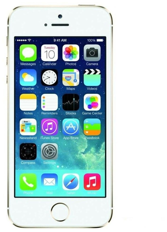 Смартфон Apple iPhone 5S 16 ГБ, 1 SIM, золотой