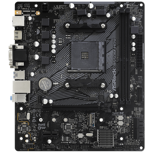 Материнская плата ASROCK B550M-HDV (AM4, mATX)