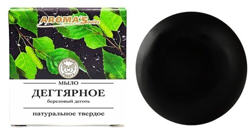 AROMASaules Мыло кусковое Дегтярное, 85 г