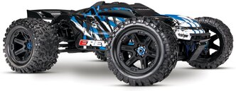 Трагги Traxxas E-Revo 6S TRA86086-4, 1:10, 58.5 см, черный/синий