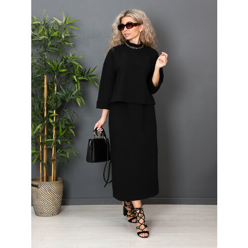 фото Костюм ivcapriz, размер 52, черный