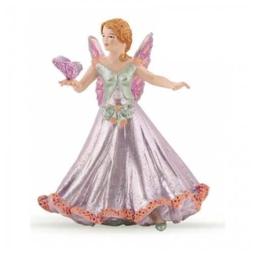 фото Серебряная фея с бабочкой 9 см из серии сказки и легенды фигурка-игрушка papo