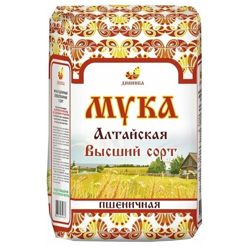 Мука пшеничная высшего сорта дивинка, 2 кг