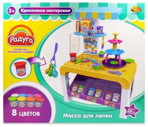 Масса для лепки ABtoys Креативная мастерская 38 предметов (PT-00697)