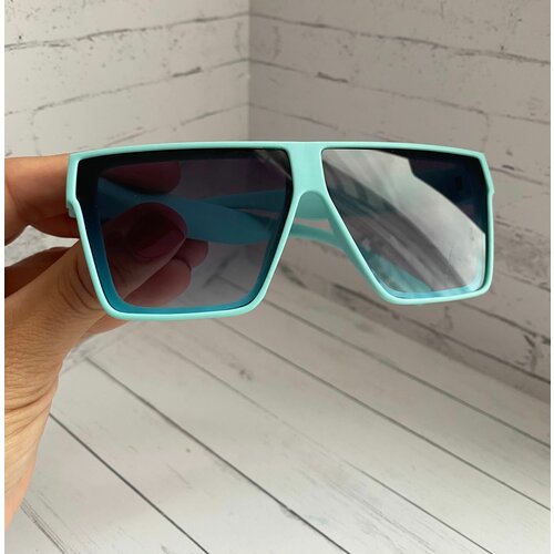 Солнцезащитные очки Gi Mai, голубой солнцезащитные очки gi mai серый