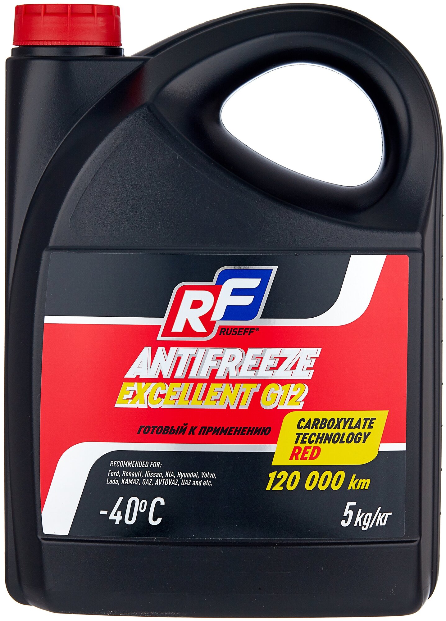 Антифриз ANTIFREEZE EXCELLENT G12++ 5кг