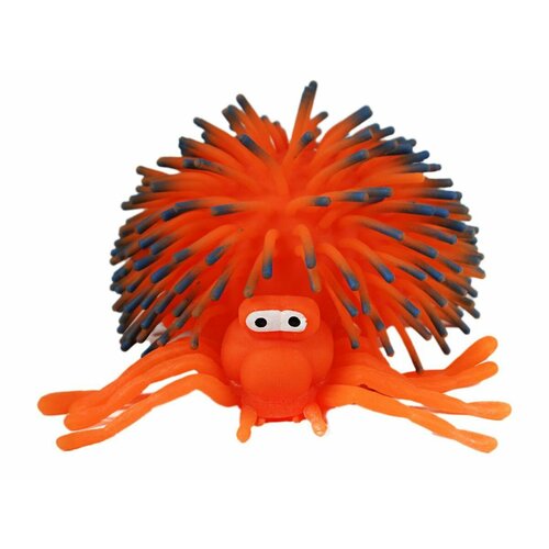 Игрушка антистресс резиновый мохнатый паук набор игрушек антистресс тянучки паук 2 лягушки