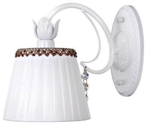 Настенный светильник Omnilux Trieste OML-46401-01, E14, 40 Вт, белый