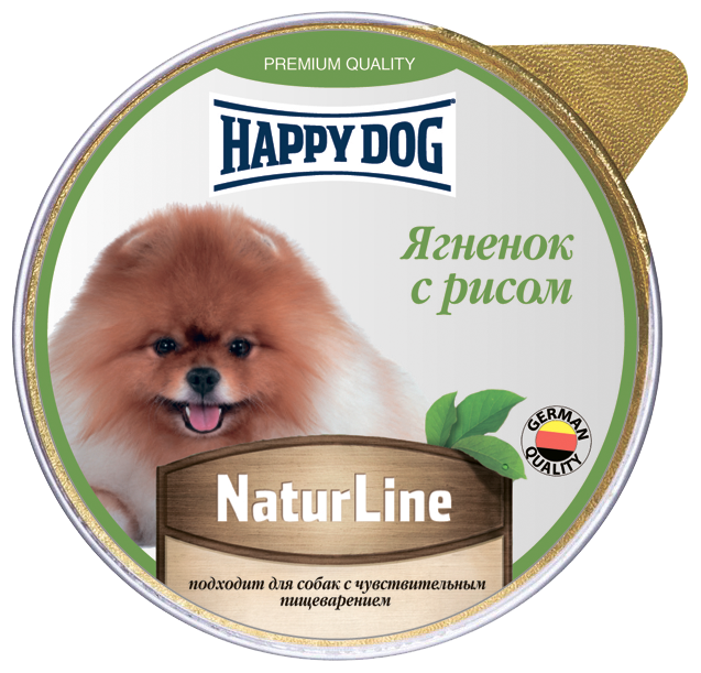 корм для собак Happy Dog NaturLine при чувствительном пищеварении ягненок с рисом