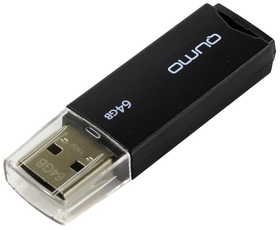 Флеш диск 64GB USB 2.0 Tropic QM64GUD-TRP черный