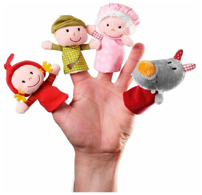 Пальчиковые игрушки Lilliputiens: Красная шапочка