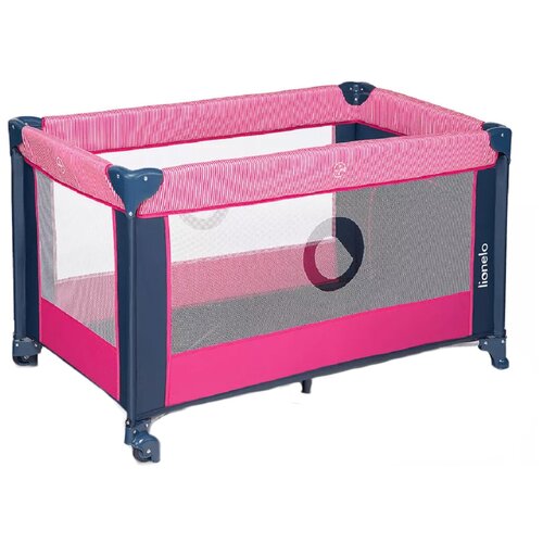 Манеж-кровать Lionelo Stefi, pink rose манеж кровать lionelo flower turquoise