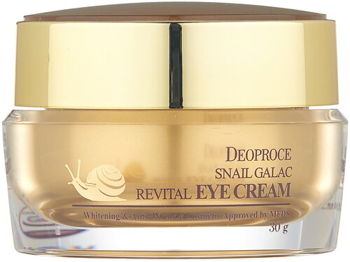 Deoproce Крем для век с муцином улитки Snail Galac Revital Eye Cream