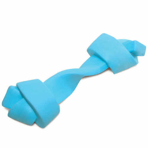 triol игрушка из термопластичной резины puppy олененок для щенков 18 5 см голубой Игрушка Triol PUPPY Кость узловая для щенков из термопластичной резины, голубая 135мм