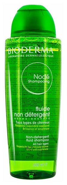 Bioderma шампунь Node Fluide Non-detergent для всех типов волос, 400 мл