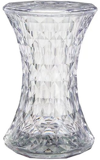 фото Табурет прозрачный Kartell Stone stool из поликарбоната