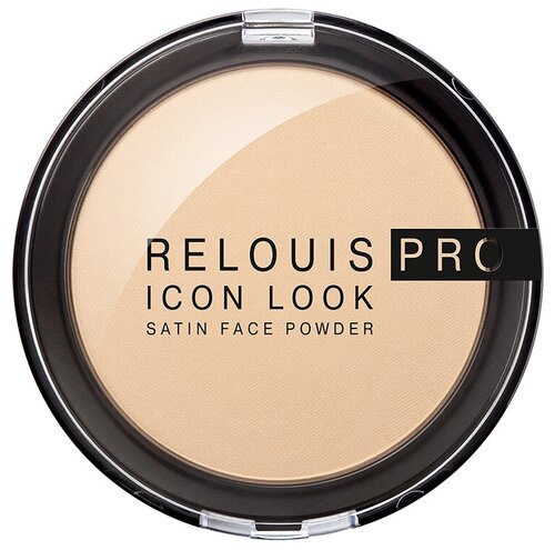 Relouis Пудра компактная Pro Icon Look Satin Face Powder 1 шт. 01 50 г