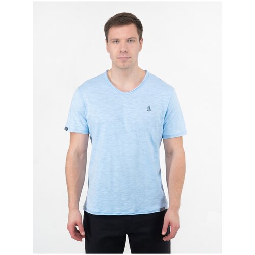 фото Футболка мужская великоросс цвет небесно-голубой (48) nf-16.48