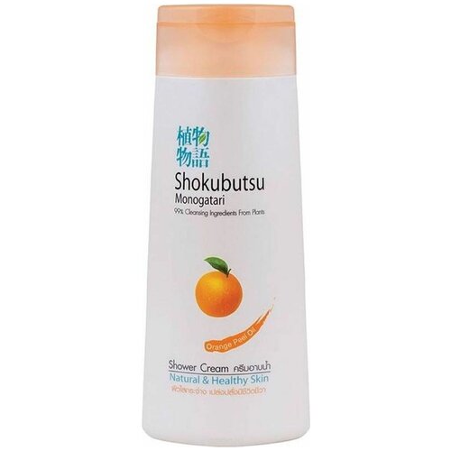 Крем-гель для душа Shokubutsu Orange Peel Oil, сменный блок, 500 мл