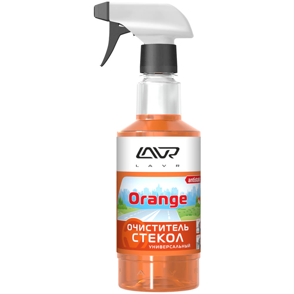 Очиститель для автостёкол LAVR Glass Cleaner Orange Ln1610