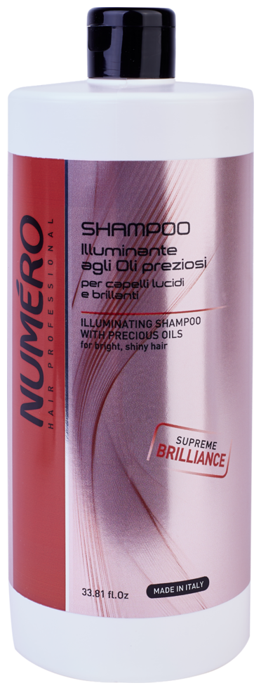 Brelil Professional шампунь Numero Illuminating для придания бриллиантового блеска волосам, 1000 мл