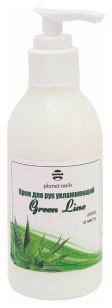 Planet nails Крем для рук Green Line Увлажняющий, 200 мл