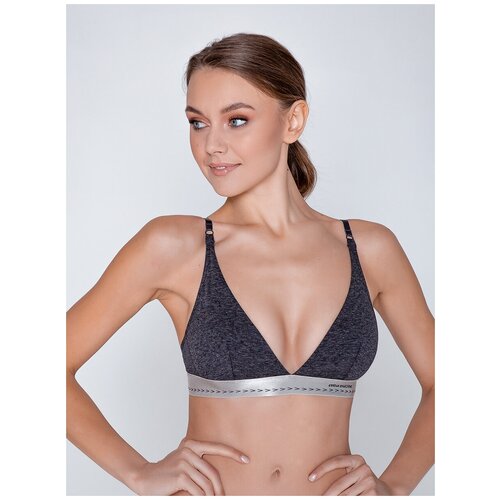 фото Бюстгальтер alla buone, размер xl/50, темно-серый