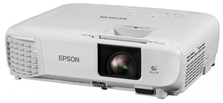 Проектор Epson EB-FH06 white (LCD, 1920×1080, 3500Lm, 16000:1, 2.7 kg) (V11H974040)