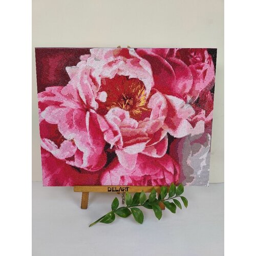 Алмазная мозаика на холсте 40х50 на подрамнике 