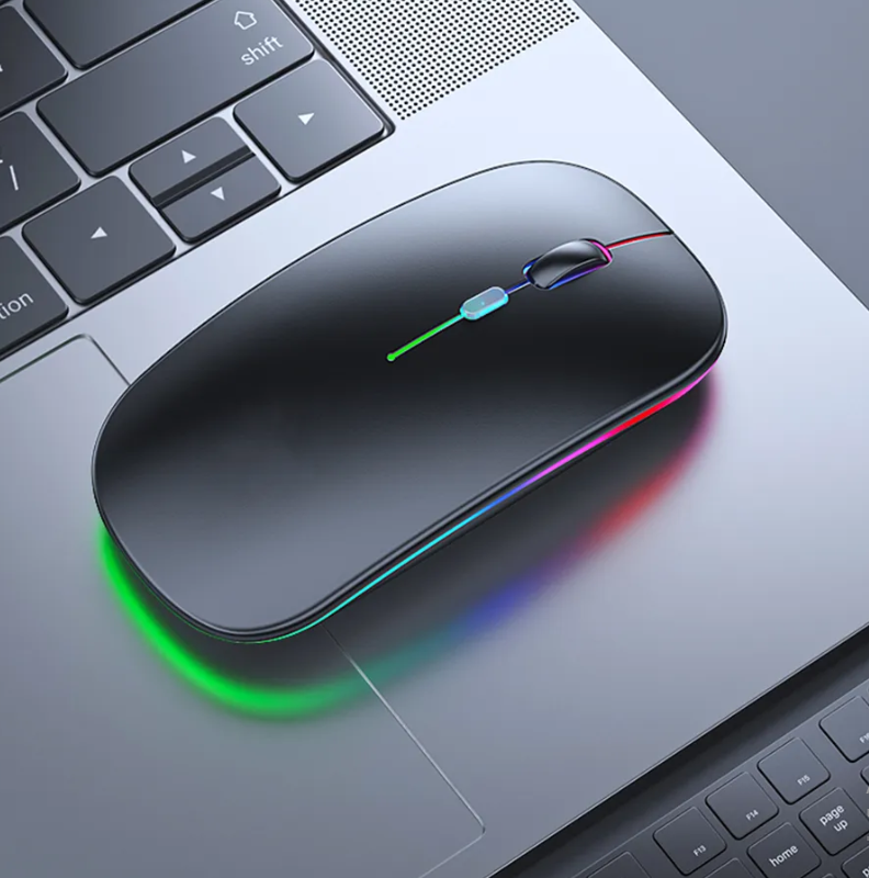 Мышь Игровая мышь беспроводная мышь игровая мышь компьютерная RGB подсветка USB bluetooth тихий перезаряжаемый 4 кнопки