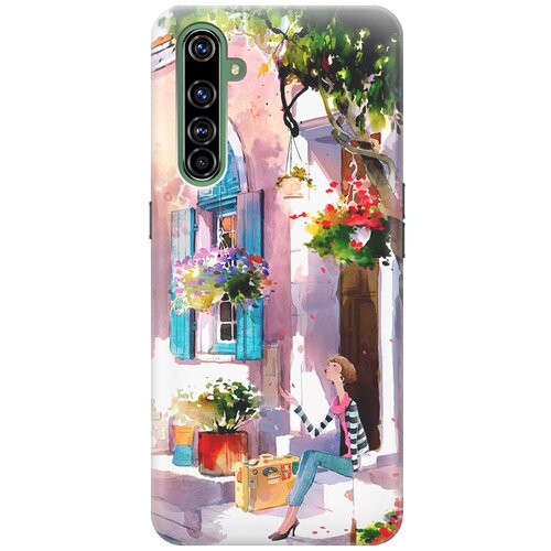 RE: PA Чехол - накладка ArtColor для realme X50 Pro с принтом Девочка на цветущей улочке re pa чехол накладка artcolor для realme c21 с принтом девочка на цветущей улочке