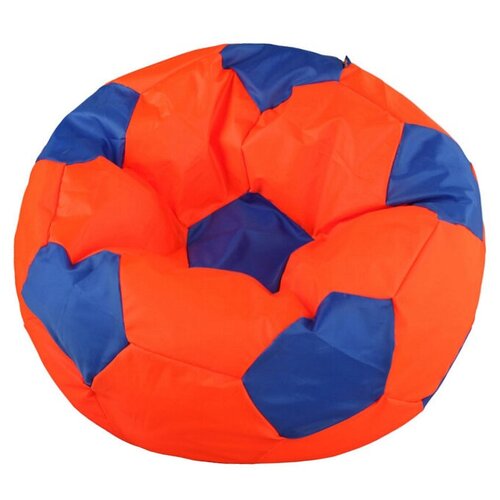 фото Пазитифчик кресло-мяч 06 оранжево-синий искусственная кожа