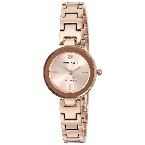 ANNE KLEIN 3150RGRG изящные женские часы с бриллиантом