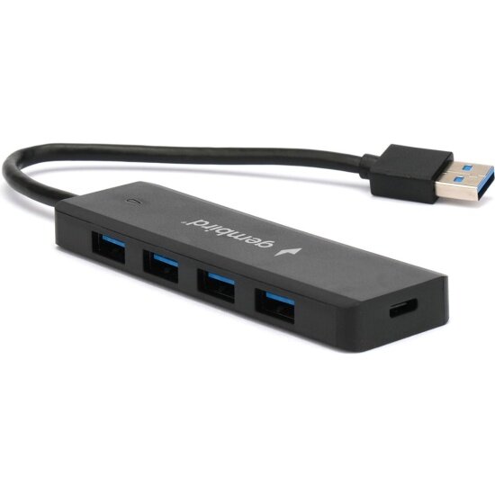 Разветвитель USB 3.0 Gembird UHB-C414 4порта черный (UHB-C414)