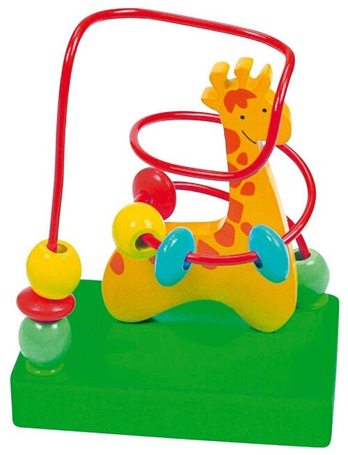 Развивающая игрушка Bino Жираф, желтый/зеленый