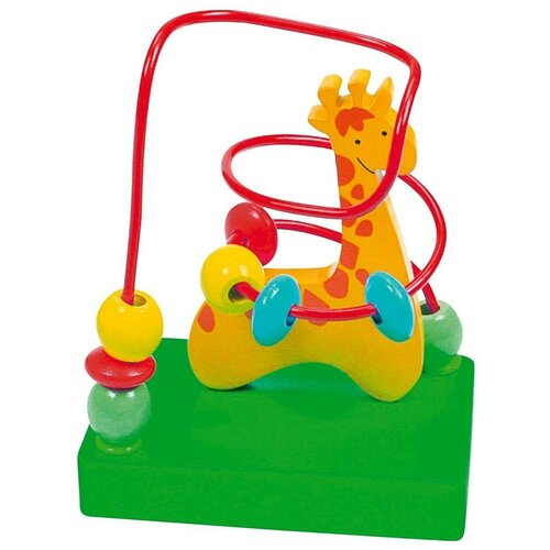 Развивающая игрушка Bino Жираф, желтый/зеленый