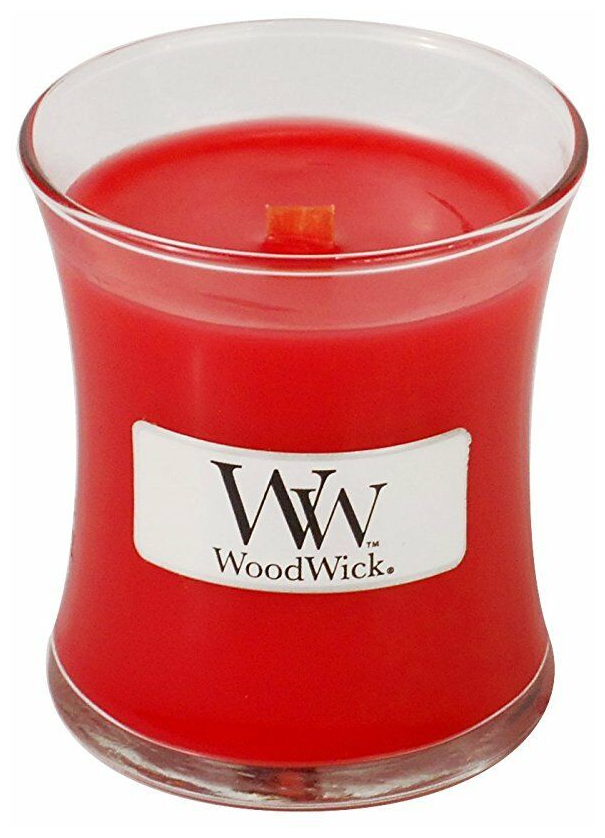 Набор свечей WoodWick Crimson Berries (98080), маленькая красный 7 см 8 см