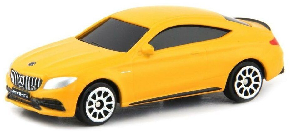 Машина металлическая Uni-Fortune RMZ City 1:64 Mercedes-Benz C63 S AMG Coupe, желтый 344991SM(E)