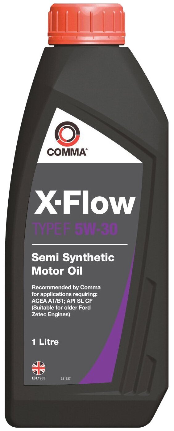 COMMA 5W30 X-FLOW TYPE F (1L)_масло моторное!\ ACEA A5/B5, API SL/CF, FORD WSS-M2C913-A(В) XFF1L