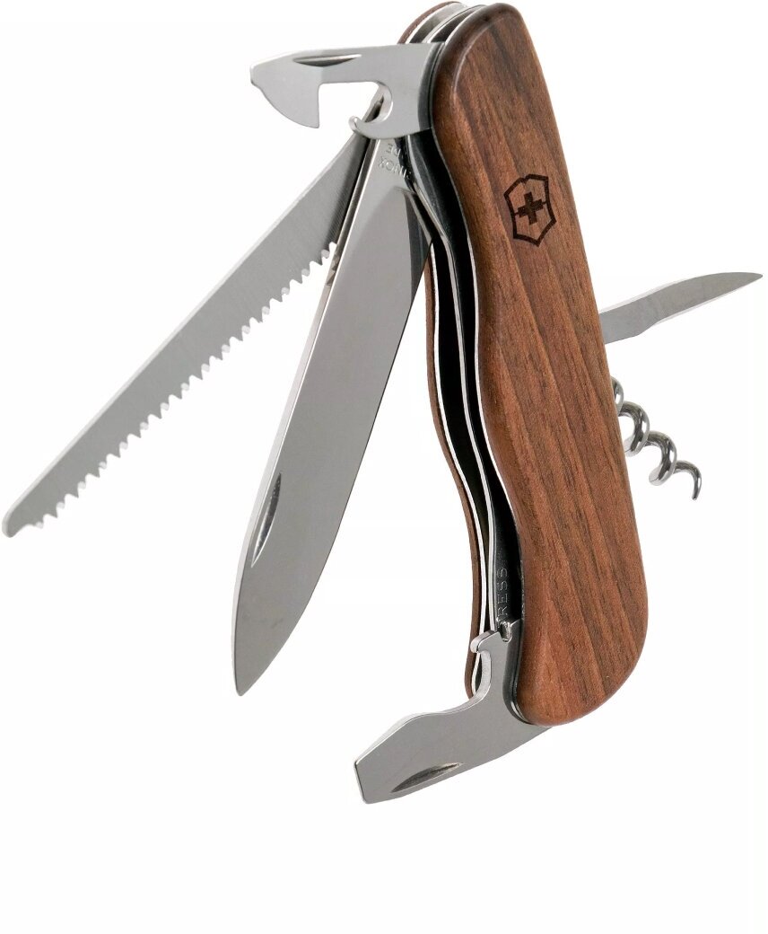 Нож перочинный Victorinox FORESTER WOOD (0.8361.63) 111мм 10функций дерево - фото №15