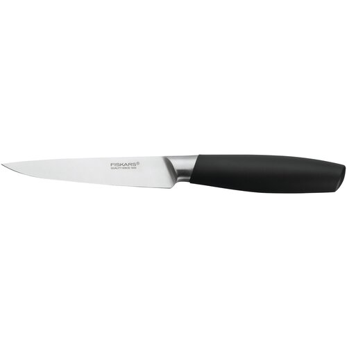 фото Нож для овощей fiskars functional form+, лезвие 11 см, серебристый/черный
