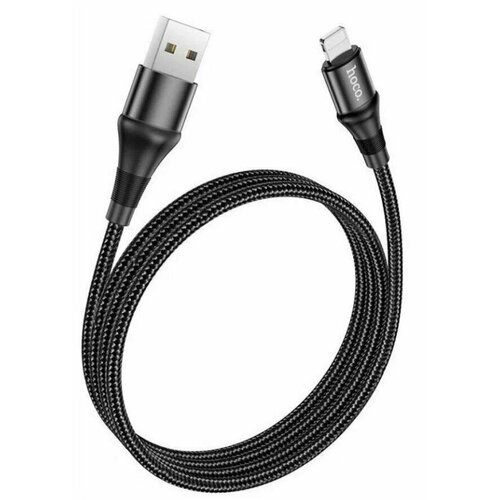 Кабель USB HOCO X50 Excellent для Lightning, 2.4А, длина 1.0м, черный кабель usb apple lightning hoco x32 excellent черный