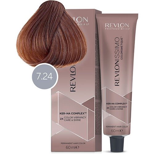 Revlon Professional Colorsmetique Color & Care краска для волос, 7.24 блондин переливающийся-медный