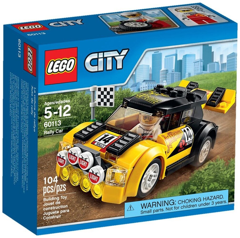 Конструктор LEGO City 60113 Участник ралли, 104 дет.