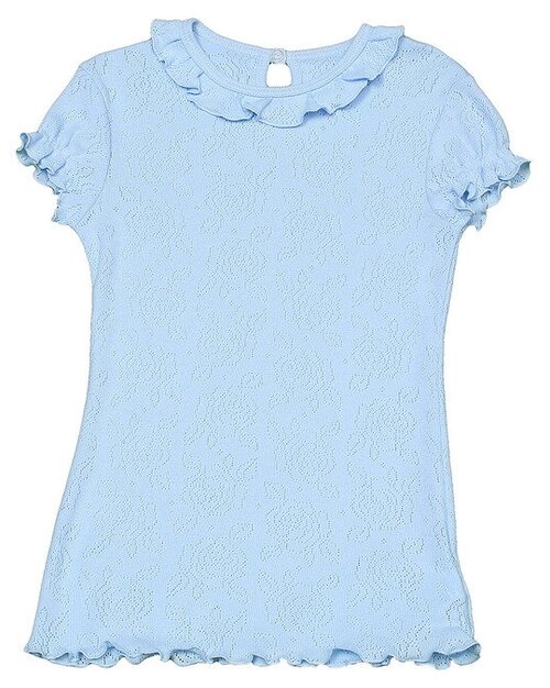 Школьная блуза Снег, размер 158, голубой