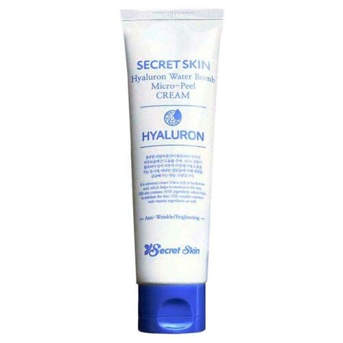 Secret Skin Hyaluron Water Bomb Micro-Peel Cream Крем для лица гиалуроновый, 70 мл