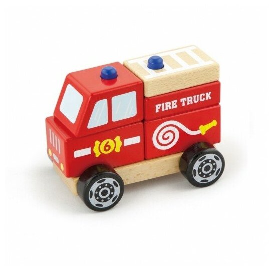 Игрушка Viga Toys Пожарная машина (50203) - фото №1