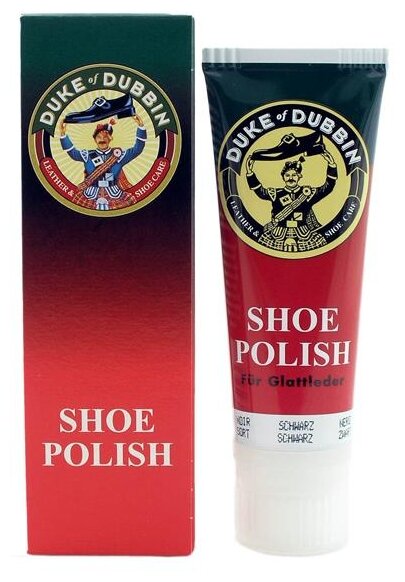 Крем для защиты и ухода за гладкой кожей Duke Shoe Polish, темно-синий